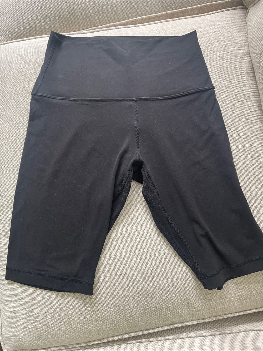 lululemon athletica Black High-Waist Bike Shorts